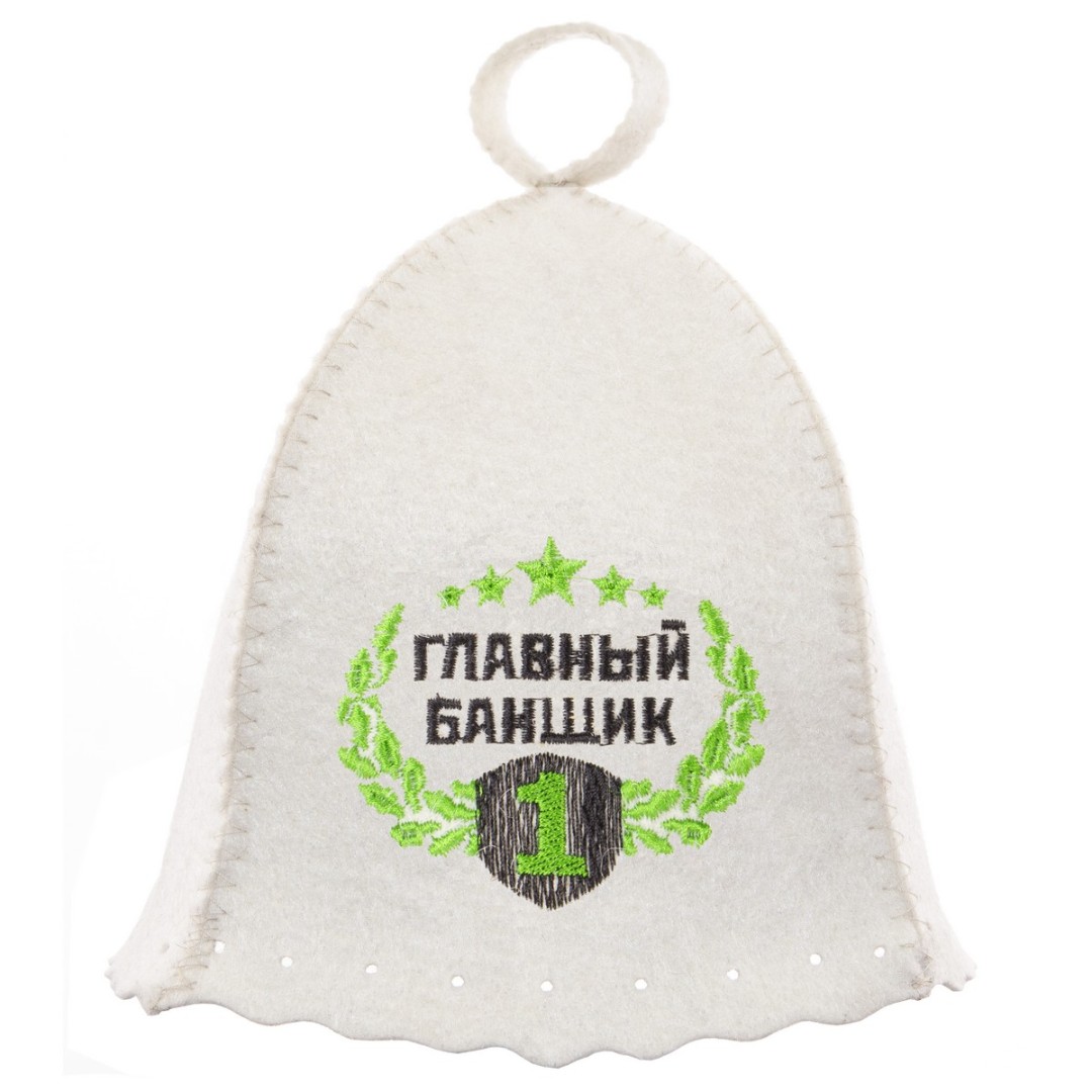 Шапка «Главный банщик» Эко