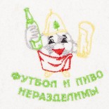 Шапка «Футбол и пиво не разделимы» Эко
